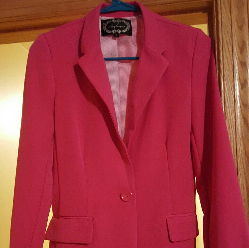 Hot pink blazer